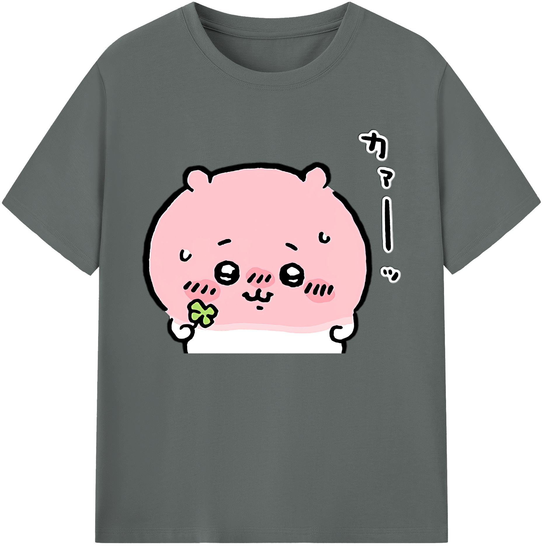 （画像用） ちいかわ ちいかわ Chii-kawa chiikawa 綿100％ メンズ半袖Tシャツ｜肌触りやわらか＆通気性